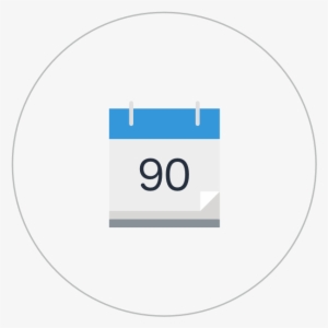 90 Day Icon - Calendar