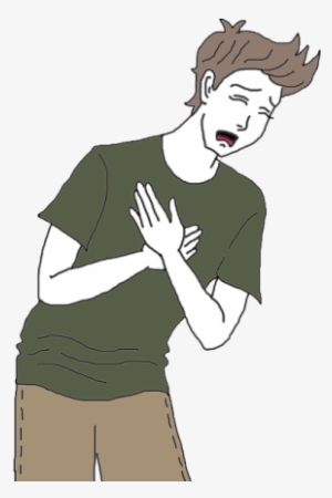 Heart Attack - Person Having A Heart Attack Drawing