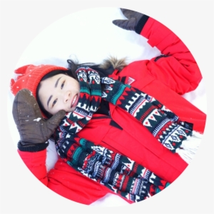 Coco Lying On Snow - Snow