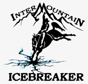 Intermountain Icebreaker Color[1] - Rodeo Cowboy On Saddled Bronco Sticker