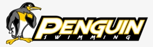 Penguin Swimming Logo - Penguin Swim Club At An Aquatic Center