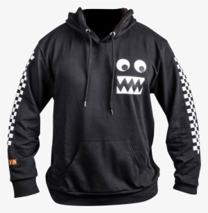 Vibras Hoodie Small Face Black - Vibras