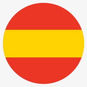 English Flag - Spain Flag Circle Transparent