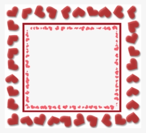 Photo Frame - Hearts Border - Cornici Cuori Png