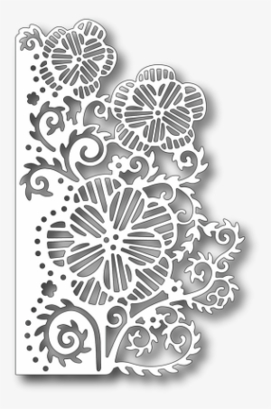Triple Flower Edge - Tutti Designs Triple Flower Edge Die