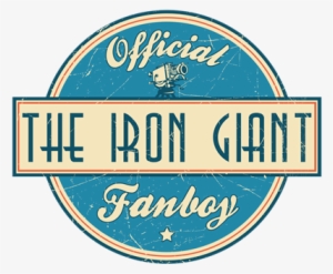 The Iron Giant - Official The Iron Giant Fanboy Round Ornament