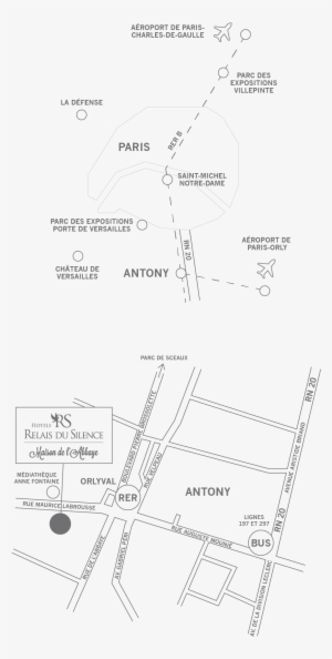 Ideally Situated On The Edge Of Paris In Calm, Wooded - Maison De L'abbaye