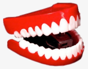 Toy False Teeth - Wind Up Chattering Teeth