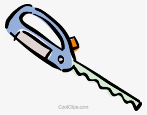 Electric Knife Royalty Free Vector Clip Art Illustration - Electric Knife Clipart