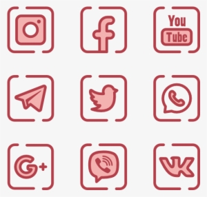 Social Networks 29 Icons - Icon Social Media Png Green