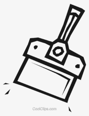 Drywall Knife Royalty Free Vector Clip Art Illustration - Free Drywall Clip Art