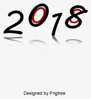 Pink 2018 Art Word, Vector Png, Word Art, Pink Art - Art