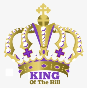 King Of The Hill - Gold And Purple Crown