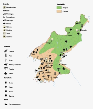 North Korea Economy Map