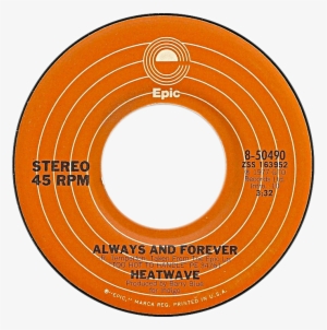 Always And Forever By Heatwave Us Vinyl Single - Heatwave Always And Forever