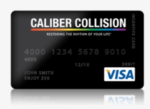 Valid Only For Previous Caliber Collision Customers - Visa Custom Credit Card