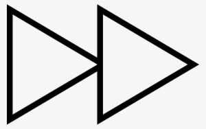 Fast Forward Blank Button - White Fast Forward Button Png