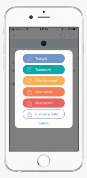 Email App Iphone6 Schedule