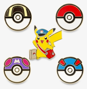 Lanyard Starter Set Sd Pikachu Poke Balls - Pokemon Center Pin