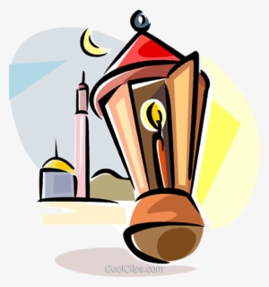 Ramadan Lantern Royalty Free Vector Clip Art Illustration - Ramadan Lantern Png Transparent