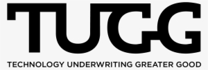 Tugg Logo W Tagline No Icon Blk - Technology Underwriting Greater Good