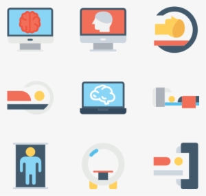 Ct Scan 16 Icons - Scanning Flat Icon