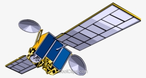 Satélite Livre De Direitos Vetores Clip Art Ilustração - Cospas Sarsat