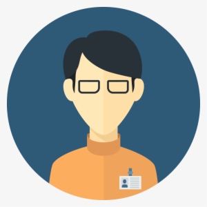 Flat Faces Icons Circle - Persona Icon Png