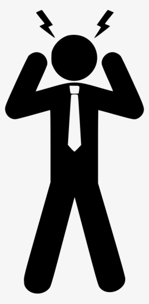Svg Download Conflict Clipart Stress Person - Stress Icon Png