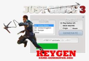 By Downloading Our Just Cause 3 Keygen, You Gain Opportunity