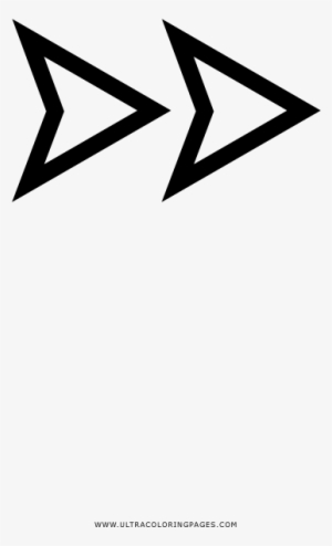 Next Arrow Coloring Page - Triangle