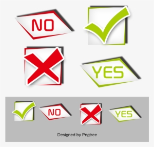 Checkmark Skewer Label Stickers Vector Material, Logo