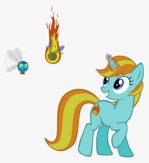 The Smiling Pony, Burning, - Mlp Firecracker Burst