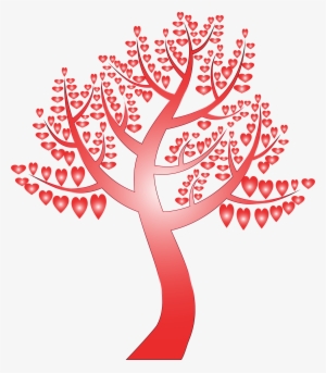 Big Image - Hearts On Tree Background