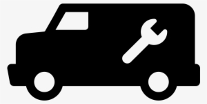 Car Suspension Clipart - Service Van Icon Png