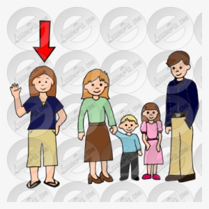 Vector Transparent Stock Aunt Clipart - Aunt Clipart