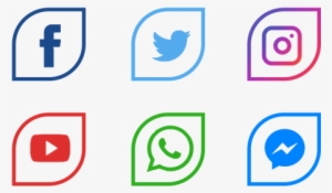 Icons, Facebook, Facebook Icon, Twitter Png And Psd - Meios De Comunicação Modernos