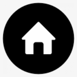 Clipart Of Home Button, Icon - Twitter Icon Black Circle