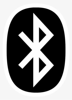 Serial Connector Db9 Rs232 Clipart Icon Png - Bluetooth Black And White