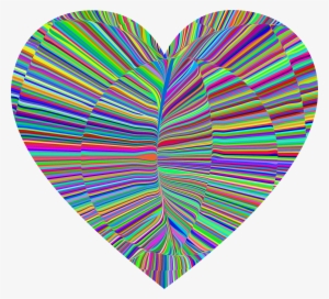 This Free Icons Png Design Of Psychedelic Folds Heart