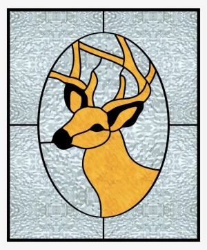 This Free Icons Png Design Of Deer Stained Glass