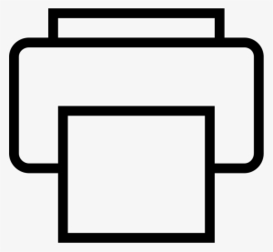 Ios Printer Outline Comments - Outline Printer Svg Icon