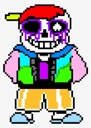 Fresh Sans With Shades Off - Fresh Sans Pixel Art
