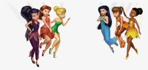 Free Tinkerbell And Friends Png - Fairies Disney