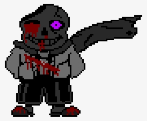Aftershadow Sans Shades - Character Pixel Art Undertale