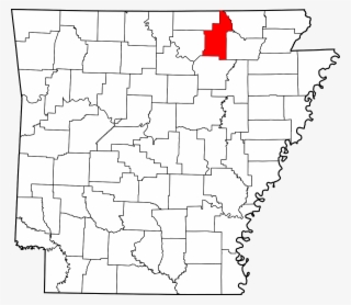 Map Of Arkansas Highlighting Pulaski County - Sebastian County Location Arkansas