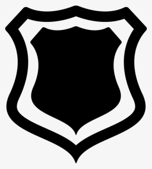Shield Badge With Outline - Badge Vector Png