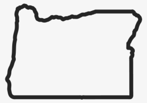 Oregon Outline Rubber Stamp - Oregon Outline