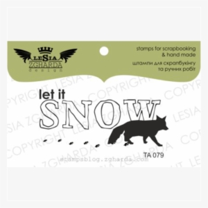 {ta079} Stamp "let It Snow" - California Spangled