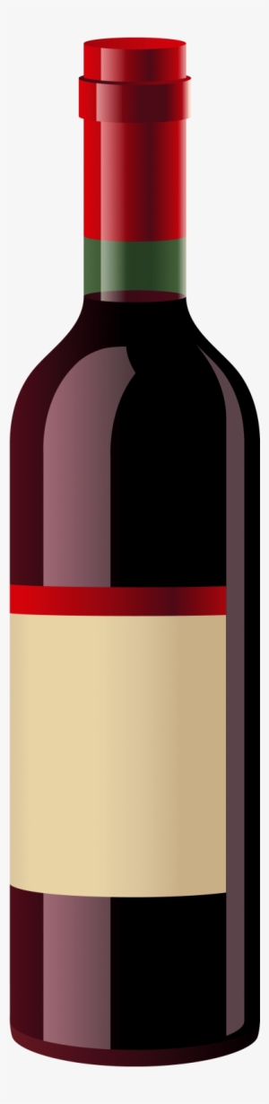 Red Wine Bottle Png - Vinos Y Licores Vectores